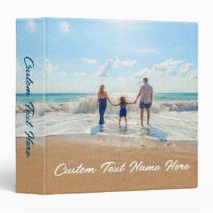 Custom Photo 3 Ring Binder Your Photos and Text