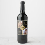 Custom photo 50th Anniversary Wine Label