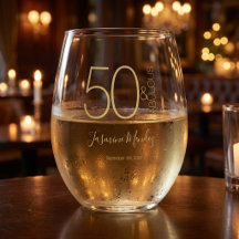 Custom Photo 50th Birthday Gold White 50& Fabulous