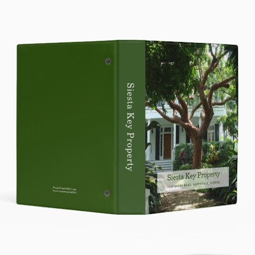 Custom Photo 7x9 Property Manager Mini Binder