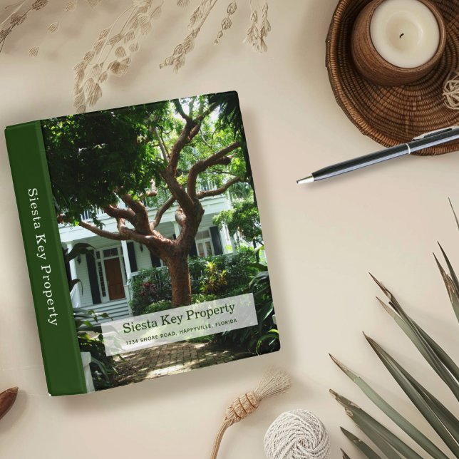 Custom Photo 7x9 Property Manager Mini Binder (Creator Uploaded)