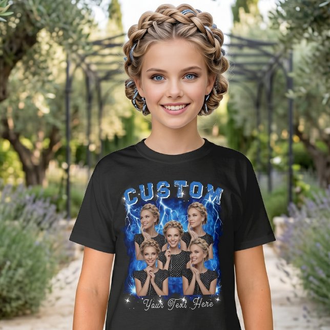 Custom Photo 90's Bootleg Rap T-Shirt (Creator Uploaded)