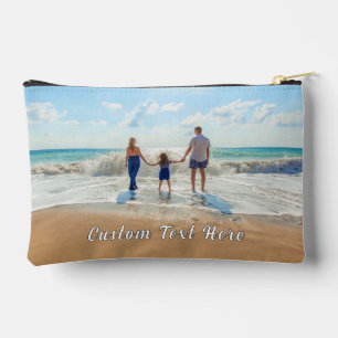 Custom Photo Accessory Pouch Personalized Text