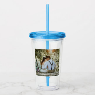Custom Photo Acrylic Drink Tumbler