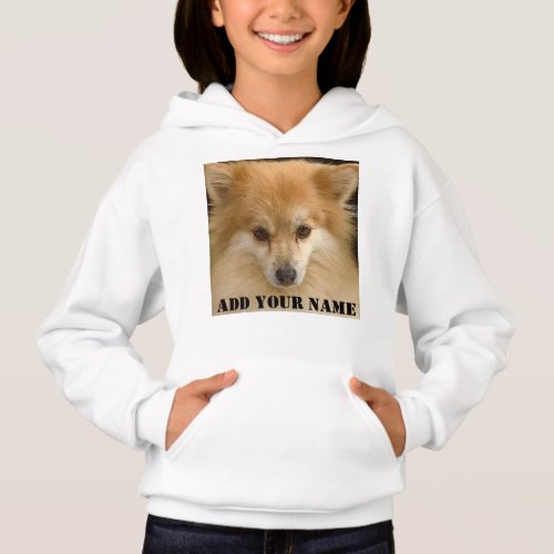 Custom Photo Add your Name Personalized pet Hoodie