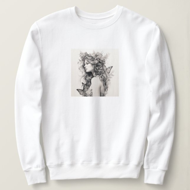 Custom Photo Add Your Own create your own gift Sweatshirt (Design Front)