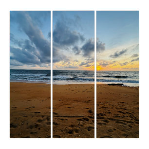 Custom Photo Add Your Own Personalized  Triptych