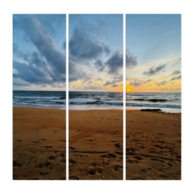 Custom Photo Add Your Own Personalized  Triptych (Front)