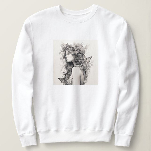 Custom Photo  (Add Your Own Photo and/or text) Sweatshirt (Design Front)