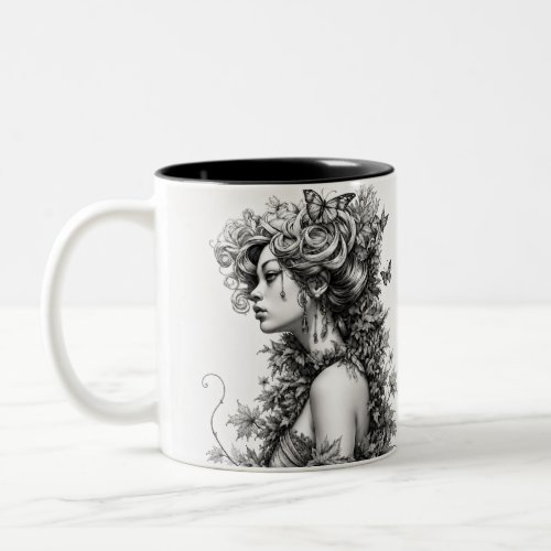 Custom Photo (Add Your Own Photo and/or text) Two-Tone Coffee Mug
