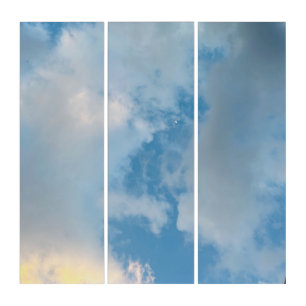 Custom Photo Add Your Own Photo anniversary gift Triptych