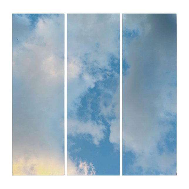 Custom Photo Add Your Own Photo anniversary gift Triptych (Front)