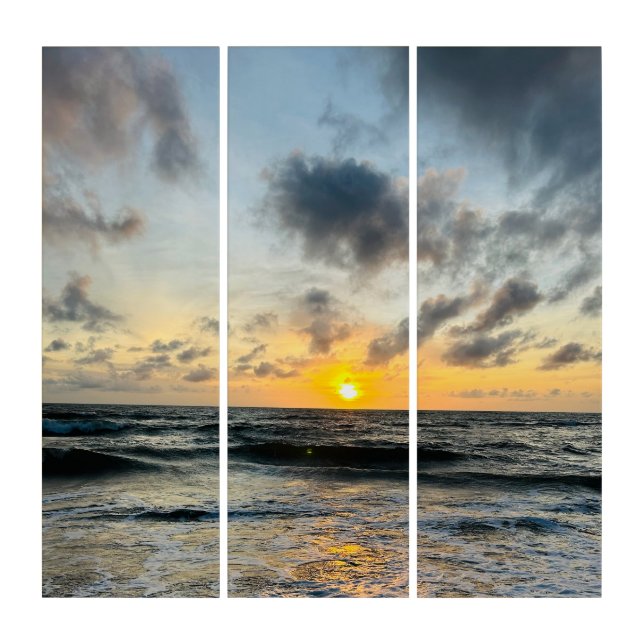 Custom Photo Add Your Own Photo  Triptych (Front)