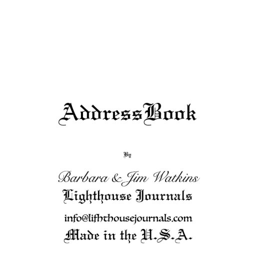 Custom Photo Address Book Zazzle