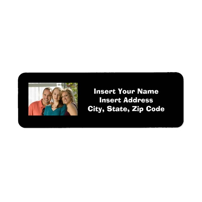 Custom Photo Address Label (Front)