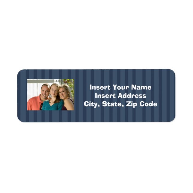 Custom Photo Address Label (Front)