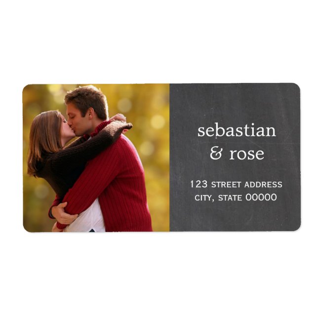 Custom Photo Address Labels (Front)
