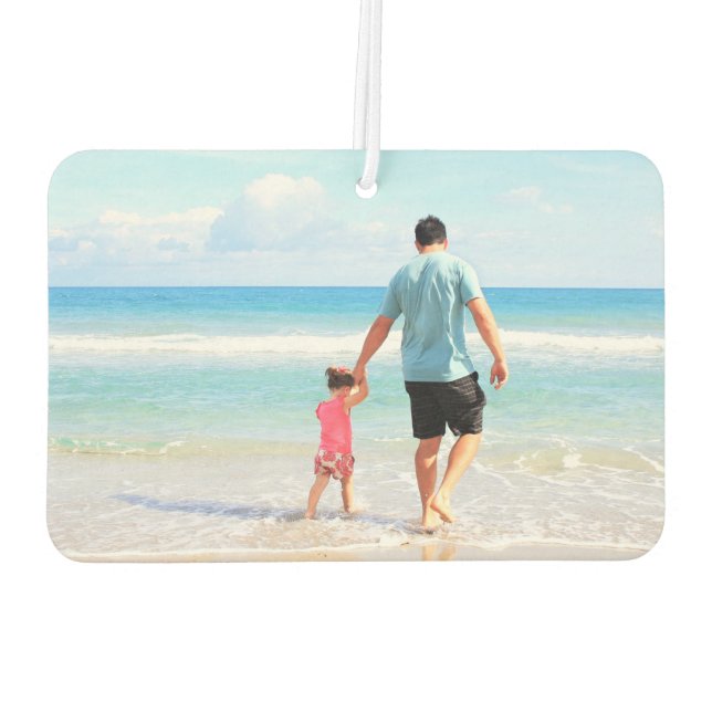 Custom Photo Air Freshener (Back)