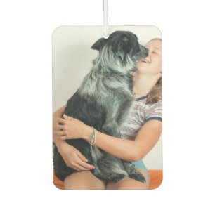 Custom Photo Air Freshener with Your Pets Design