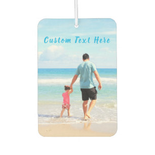 Custom Photo Air Freshener Your Photos and Text