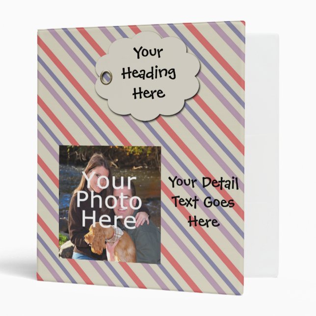 Custom Photo Album Binder (Front/Inside)