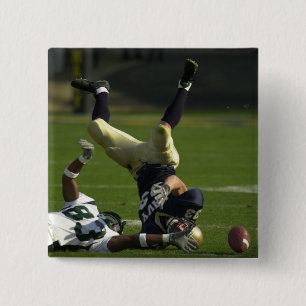 Custom Photo American Football Button