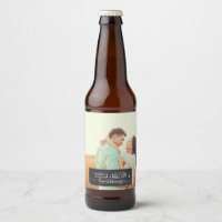Custom Photo and Message Rustic Style