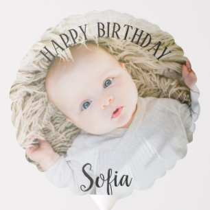 custom photo and name Balloon