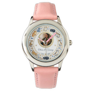 Custom Photo and Name Cat Mom  Watch