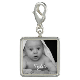 Custom Photo and Name Charm