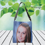 Custom Photo and Name Double Sided Crossbody Bag<br><div class="desc">Upload a photo and easily create your personalized double-sided photo handbag. Click CUSTOMIZE FURTHER to add details like text or some graphics. You can TRANSFER this DESIGN on other Zazzle products and adjust it to fit most of the Zazzle items. Standard Studio designs are made in high-resolution vector graphics for...</div>