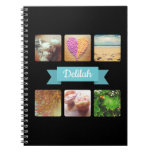 Custom Photo And Name Notebook at Zazzle