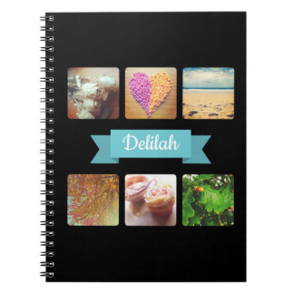 Custom Photo and Name Notebook