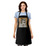 Custom Photo and Name Personalized Adult Apron