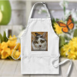 Custom Photo and Name Personalized Adult Apron<br><div class="desc">Upload a photo, add a name or text, and easily create your personalized photo apron. Click CUSTOMIZE to change the text color. You can TRANSFER this DESIGN on other Zazzle products and adjust it to fit most of the Zazzle items. You can also click CUSTOMIZE FURTHER to add, delete or...</div>