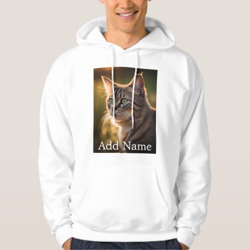 Custom Photo and Name Personalized Hoodie