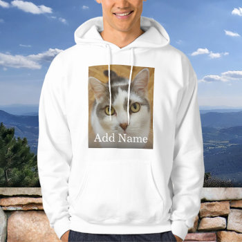 Custom Photo And Name Personalized Hoodie by Standard_Studio at Zazzle