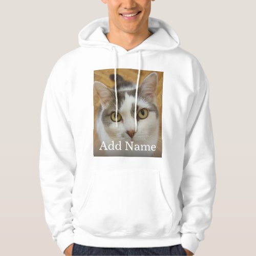 Custom Photo and Name Personalized Hoodie