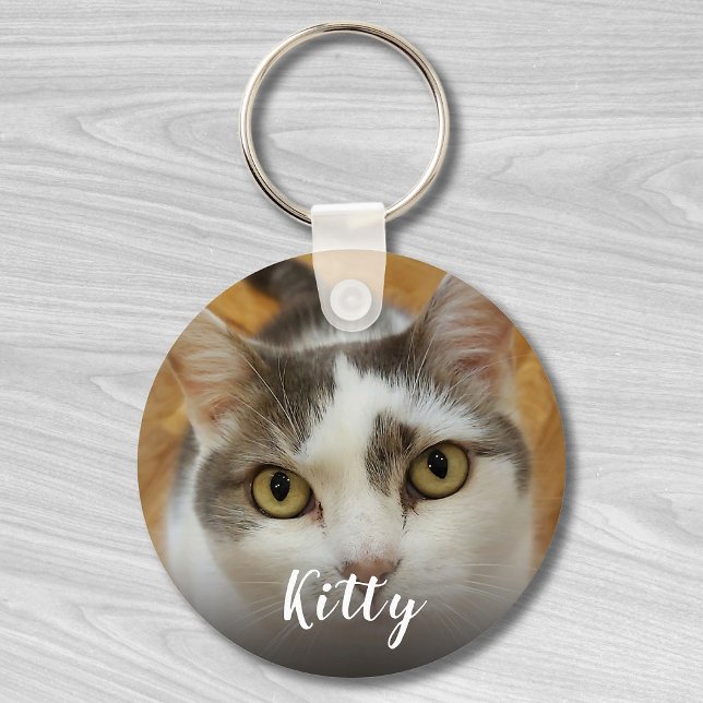 Custom Photo And Name Personalized Keychain (Creator Uploaded)