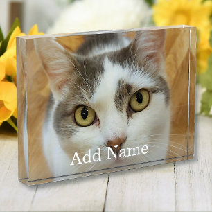 Custom Photo and Name Personalized Photo Block