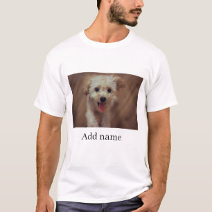 Custom Photo and Name Personalized   T-Shirt