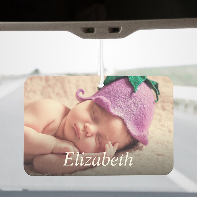 Custom Photo And Name Personalized Unique Air Freshener (Creator Uploaded)