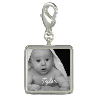Custom Photo and Name Photo Charm