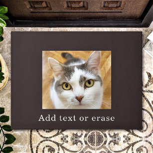 Custom Photo and Optional Text Personalized Doormat