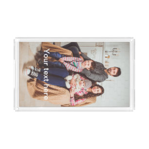 Custom Photo and/or Text Acrylic Tray