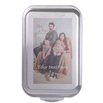 Custom Photo And/or Text Cake Pan by Tissling at Zazzle
