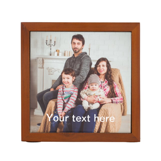 Custom Photo and/or Text Pencil/Pen Holder (Front)