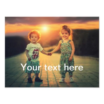 Custom Photo And Text by Tissling at Zazzle