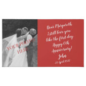 Custom Photo and Text Anniversary Gift 45 Piece Box Of Chocolates (Front)