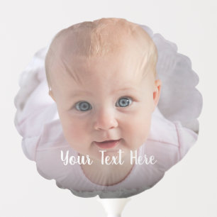 Custom Photo and Text Balloon